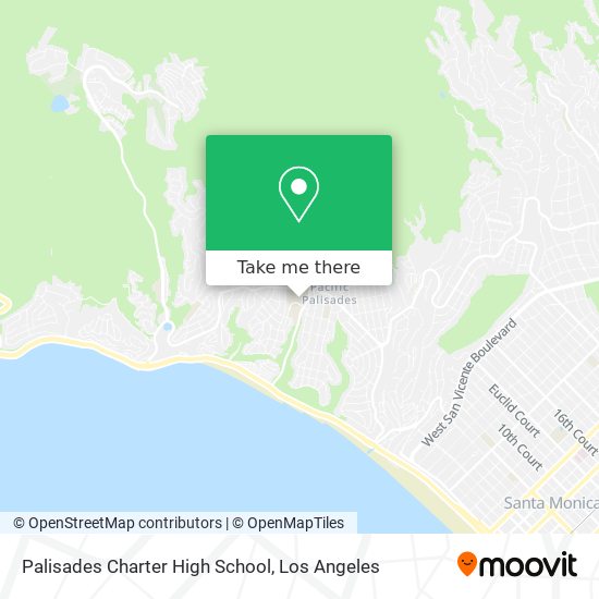 Mapa de Palisades Charter High School