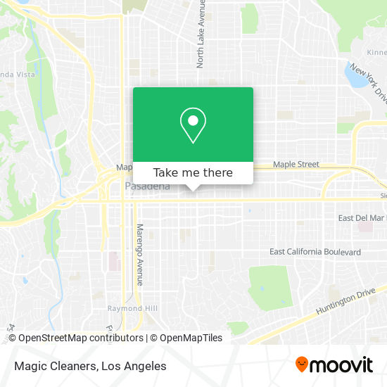 Magic Cleaners map