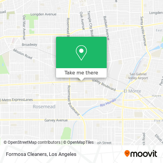 Formosa Cleaners map