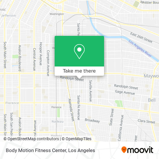 Mapa de Body Motion Fitness Center