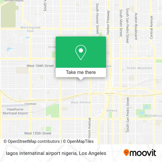 Mapa de lagos internatinal airport nigeria