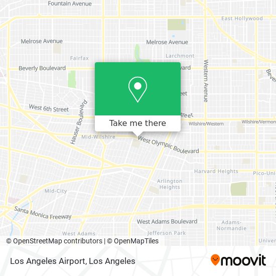 Los Angeles Airport map