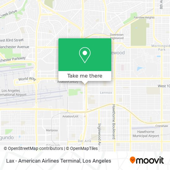 Lax - American Airlines Terminal map