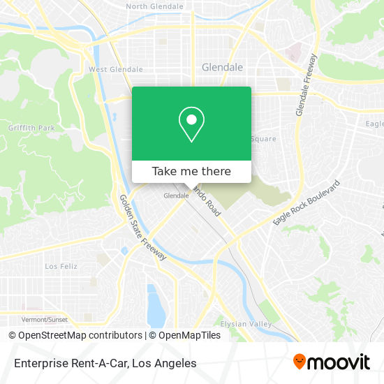 Mapa de Enterprise Rent-A-Car