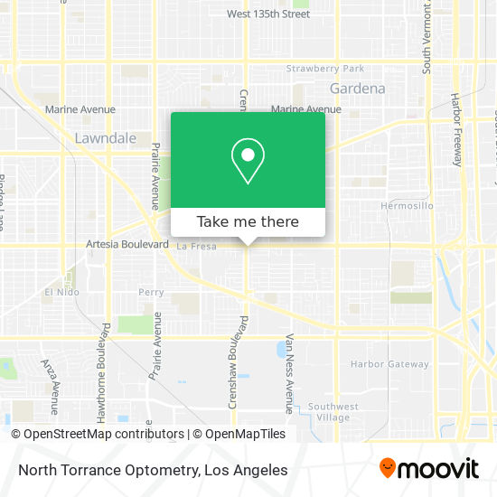 North Torrance Optometry map