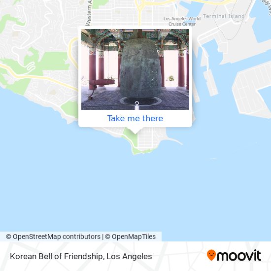 Korean Bell of Friendship map
