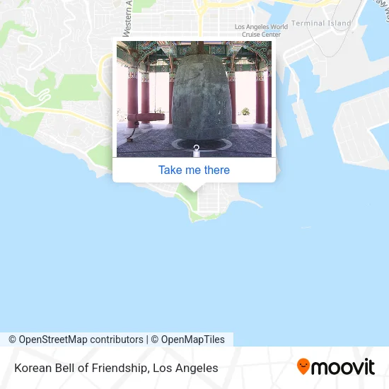 Korean Bell of Friendship map