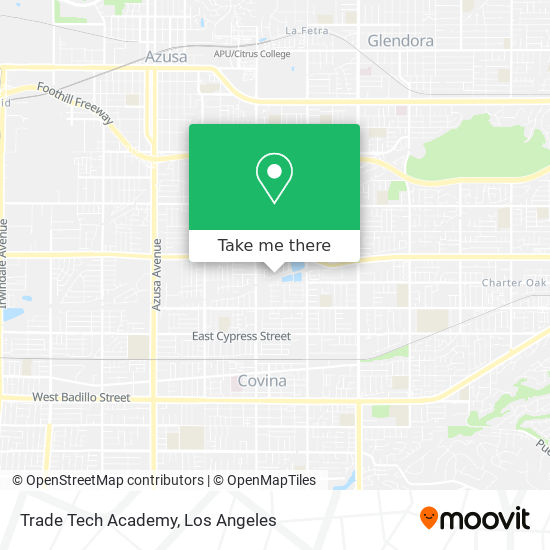 Trade Tech Academy map