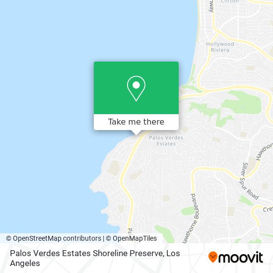 Palos Verdes Estates Shoreline Preserve map