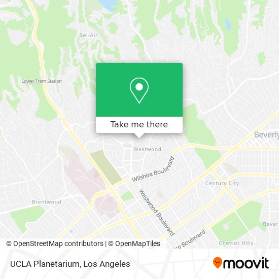 UCLA Planetarium map