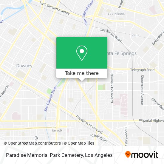 Mapa de Paradise Memorial Park Cemetery