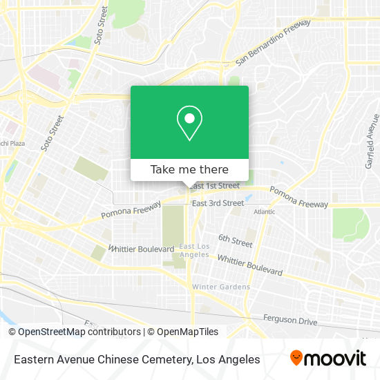 Eastern Avenue Chinese Cemetery map