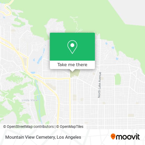 Mountain View Cemetery map