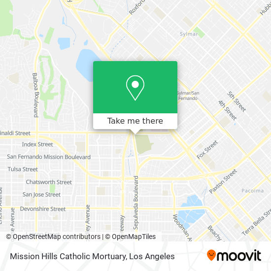 Mapa de Mission Hills Catholic Mortuary