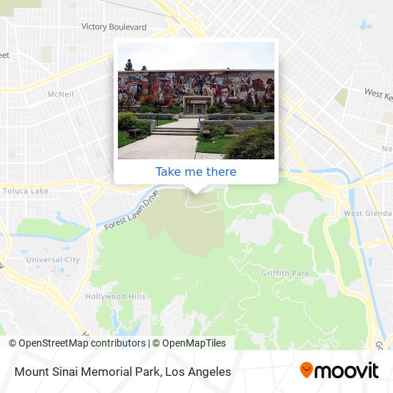 Mapa de Mount Sinai Memorial Park