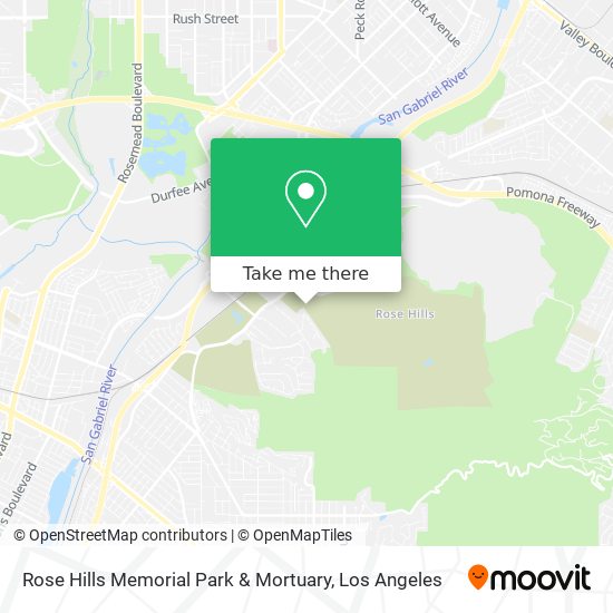 Rose Hills Memorial Park & Mortuary map