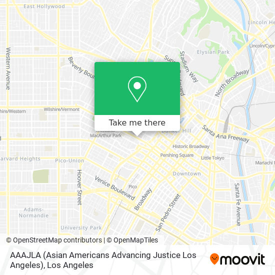 AAAJLA (Asian Americans Advancing Justice  Los Angeles) map