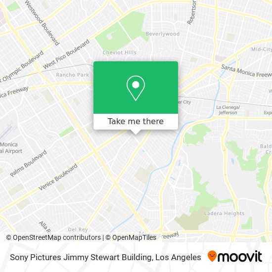 Sony Pictures Jimmy Stewart Building map