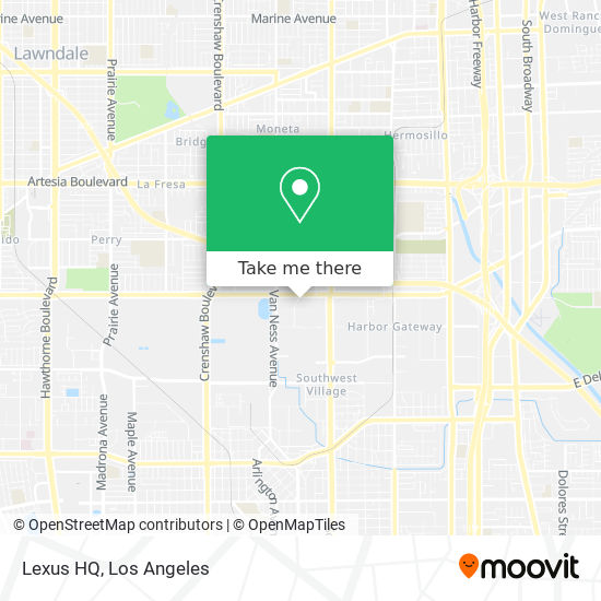 Mapa de Lexus HQ