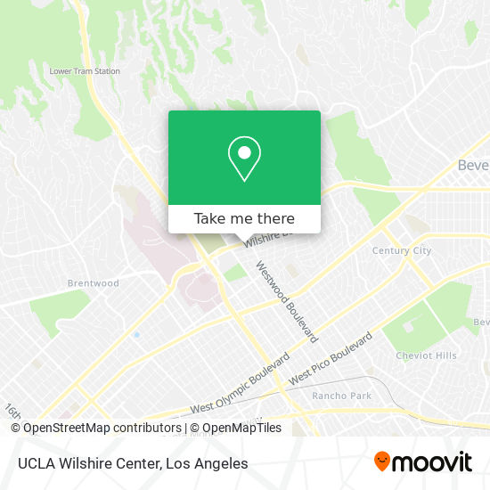 Mapa de UCLA Wilshire Center
