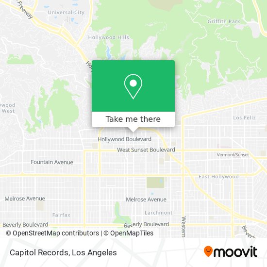 Mapa de Capitol Records