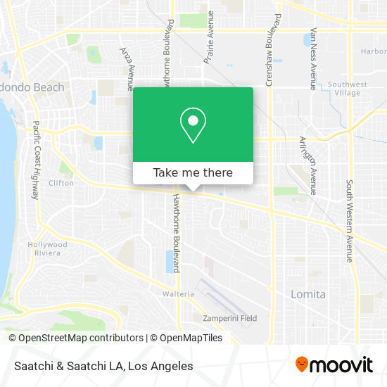Saatchi & Saatchi LA map