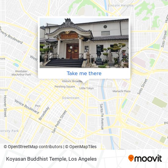 Mapa de Koyasan Buddhist Temple