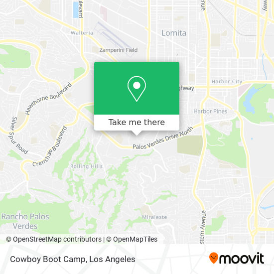 Mapa de Cowboy Boot Camp