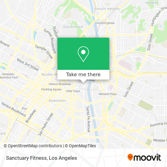 Mapa de Sanctuary Fitness