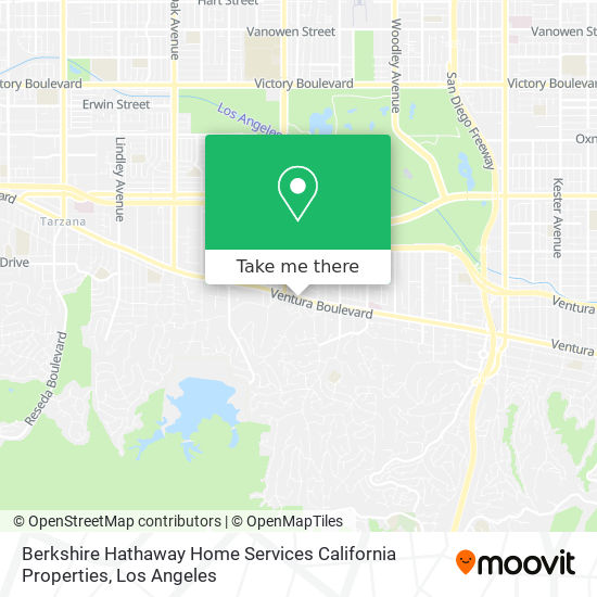 Berkshire Hathaway Home Services California Properties map