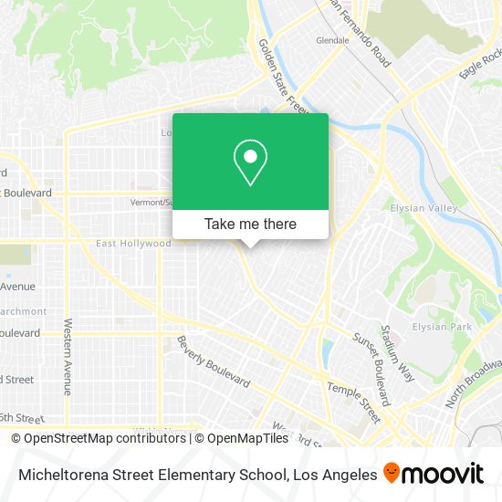 Micheltorena Street Elementary School map