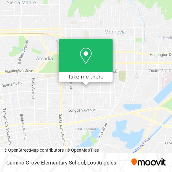Camino Grove Elementary School map