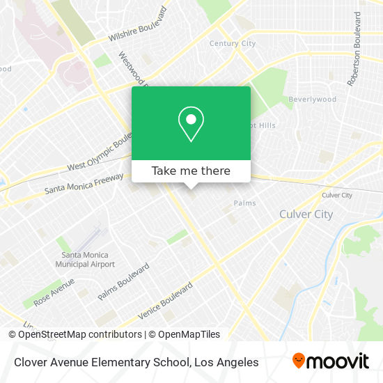 Clover Avenue Elementary School map
