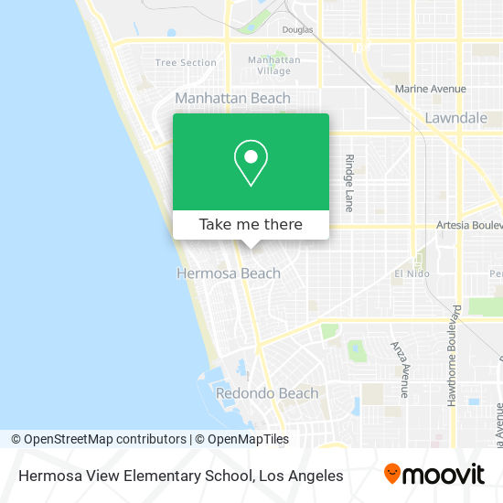 Hermosa View Elementary School map