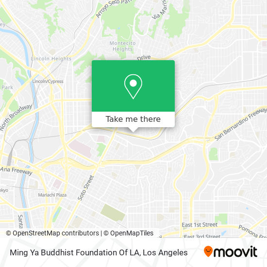 Mapa de Ming Ya Buddhist Foundation Of LA