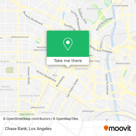 Chase Bank map
