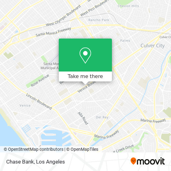 Chase Bank map