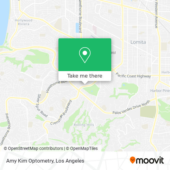Mapa de Amy Kim Optometry