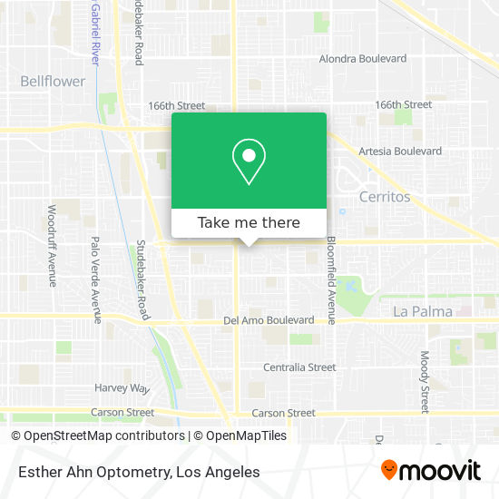 Esther Ahn Optometry map