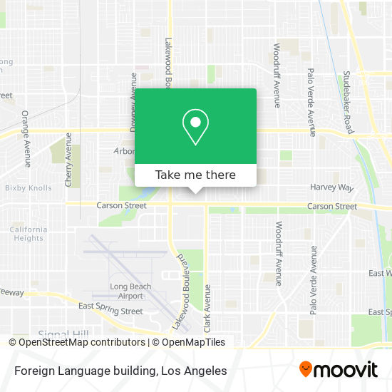 Foreign Language building map