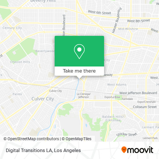 Digital Transitions LA map