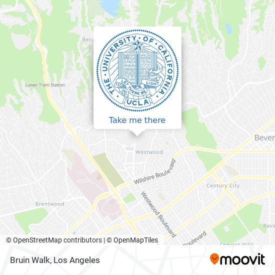 Bruin Walk map