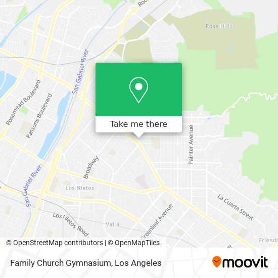 Family Church Gymnasium map