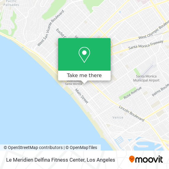 Mapa de Le Meridien Delfina Fitness Center