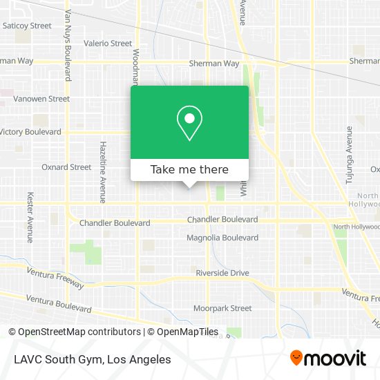 Mapa de LAVC South Gym