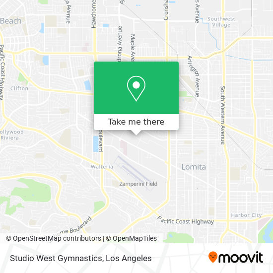 Mapa de Studio West Gymnastics