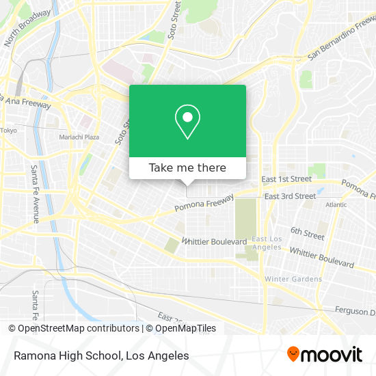 Ramona High School map