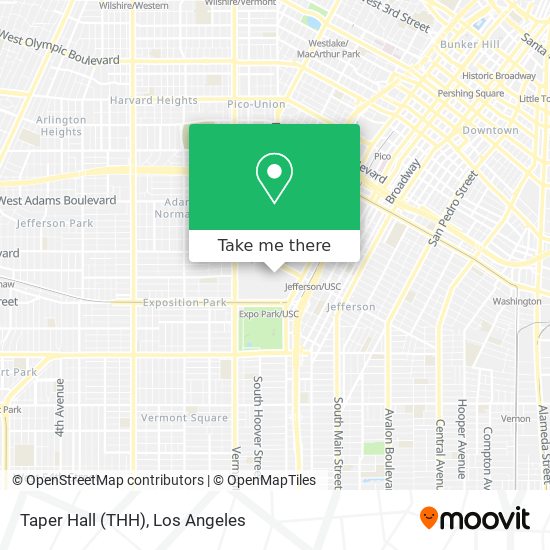 Taper Hall (THH) map