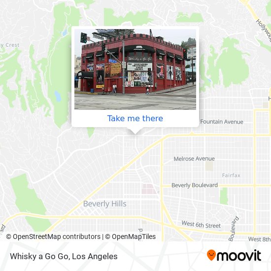 Whisky a Go Go map