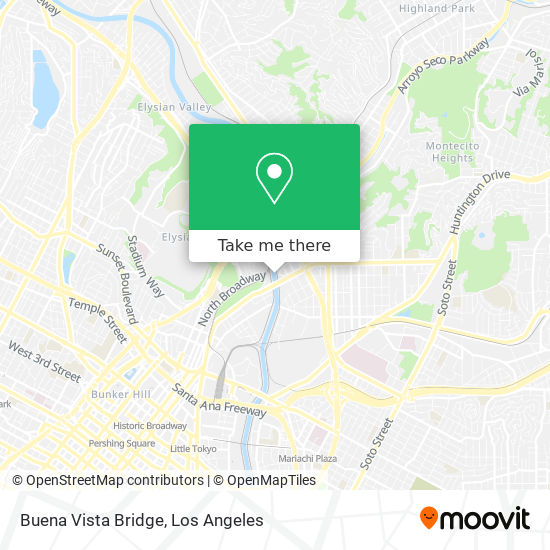 Buena Vista Bridge map